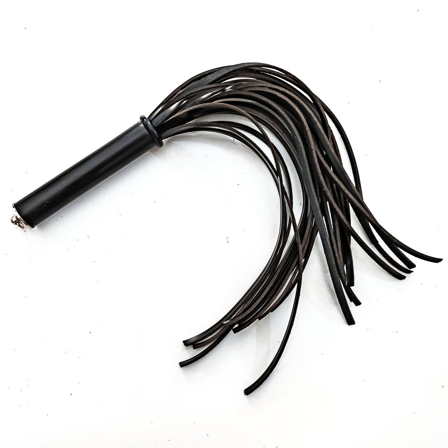 Mini/Shiny, Shiny. 43cm/17" boot leather flogger