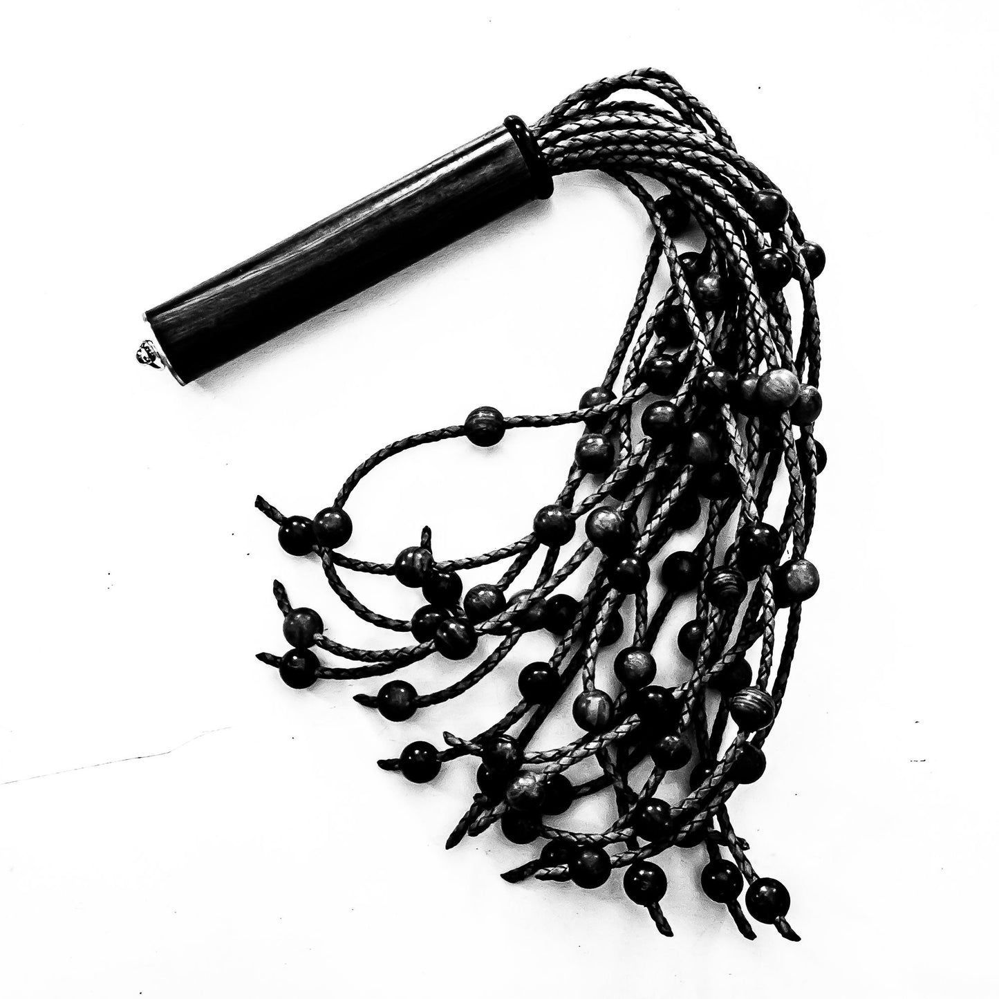 Mini/Marbles/Ebony. 43cm/17" flogger