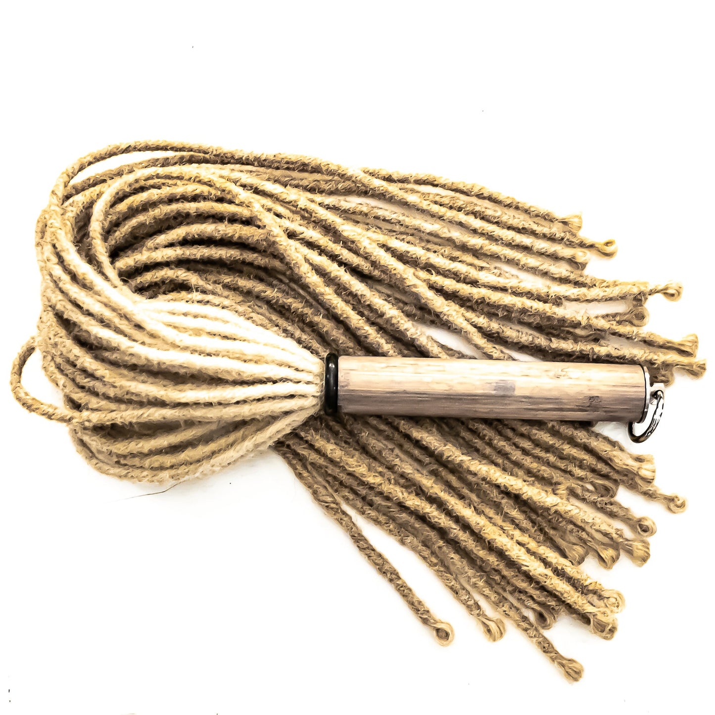 Rasta/Blonde. 61cm/24" flogger with artificial hair dreadlocks