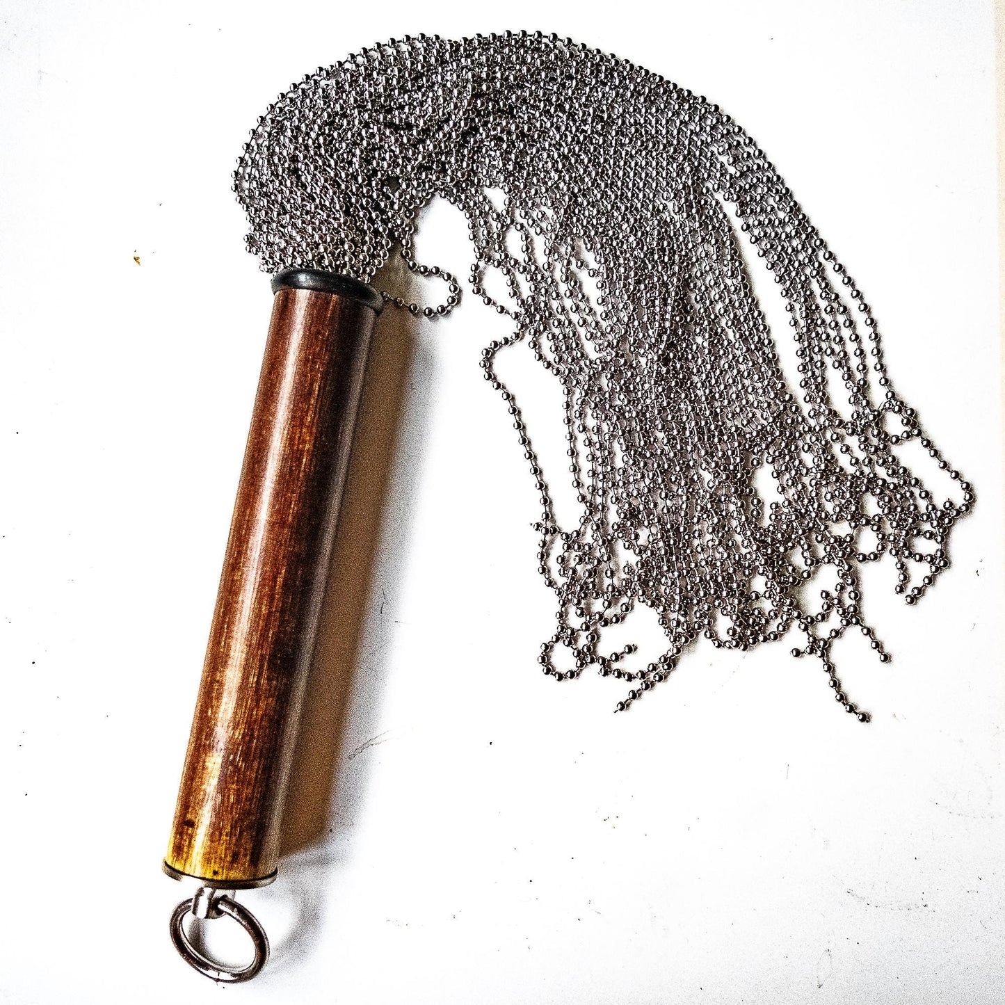 Heavy Metal. 53cm/21" Ball Chain Flogger