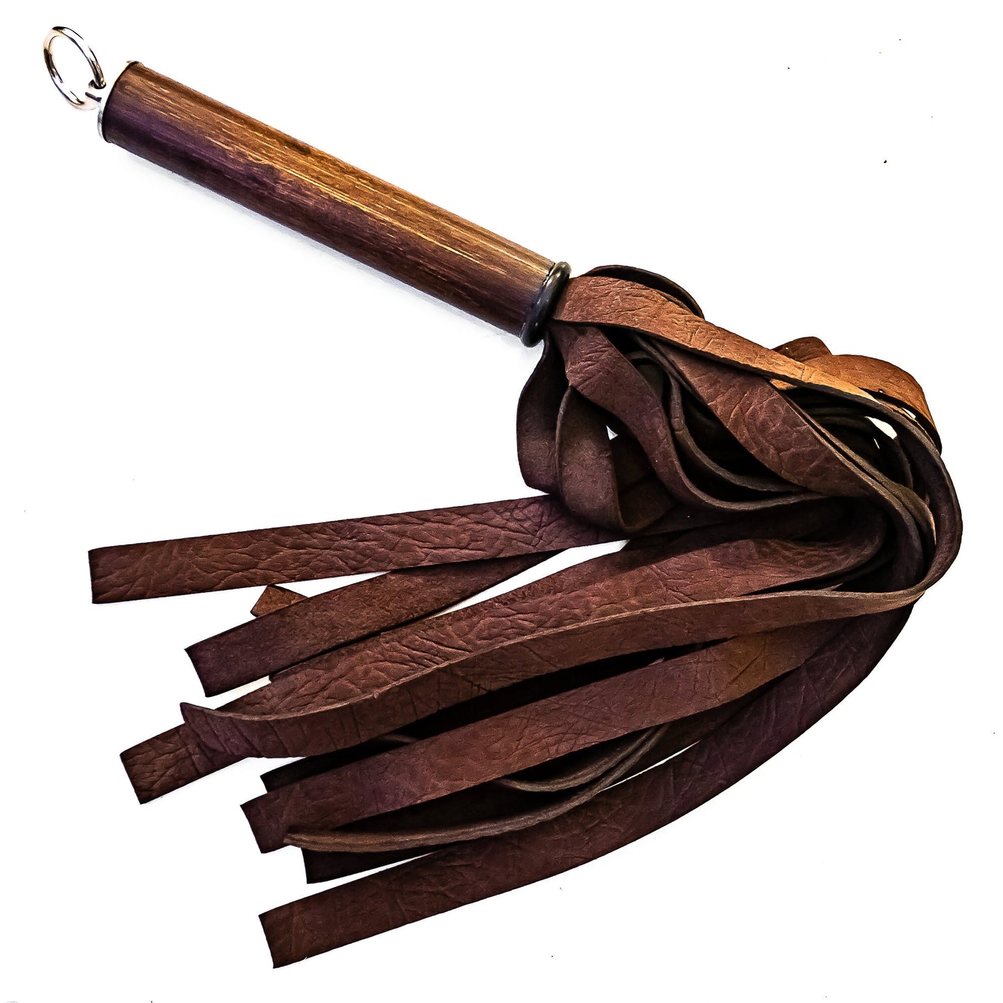 Flogger "Buffalo Gals/Soft" (61cm/24") made of lamb suede with buffalo embossing. BDSM