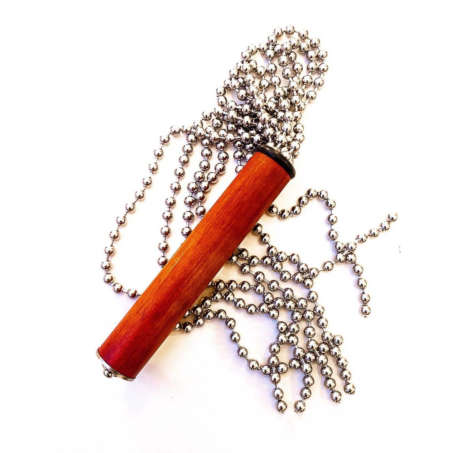 "Big Balls" chain flogger made of metal ball chains. 61cm/24", BDSM (vegan, stainless steel)