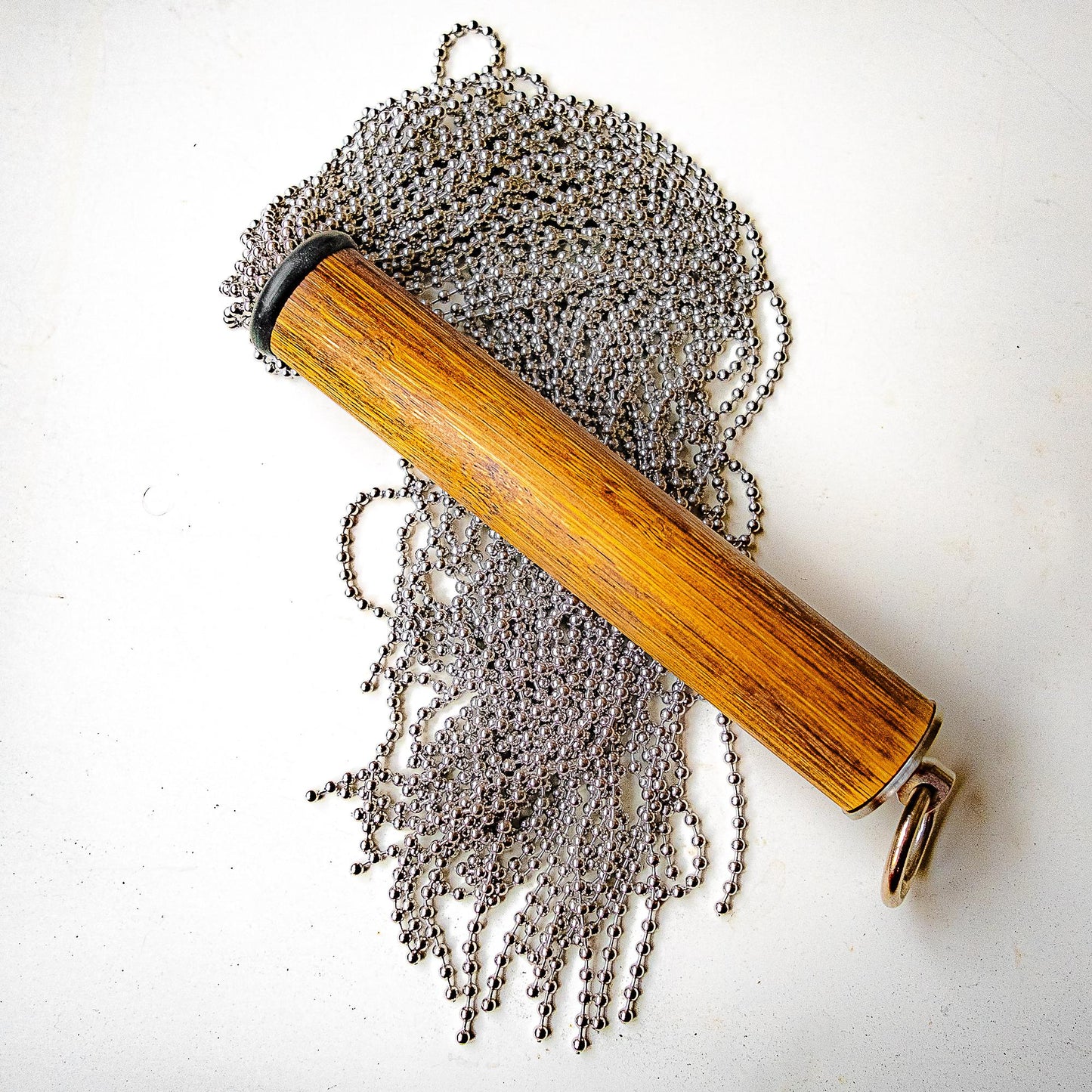 Heavy Metal. 53cm/21" Ball Chain Flogger