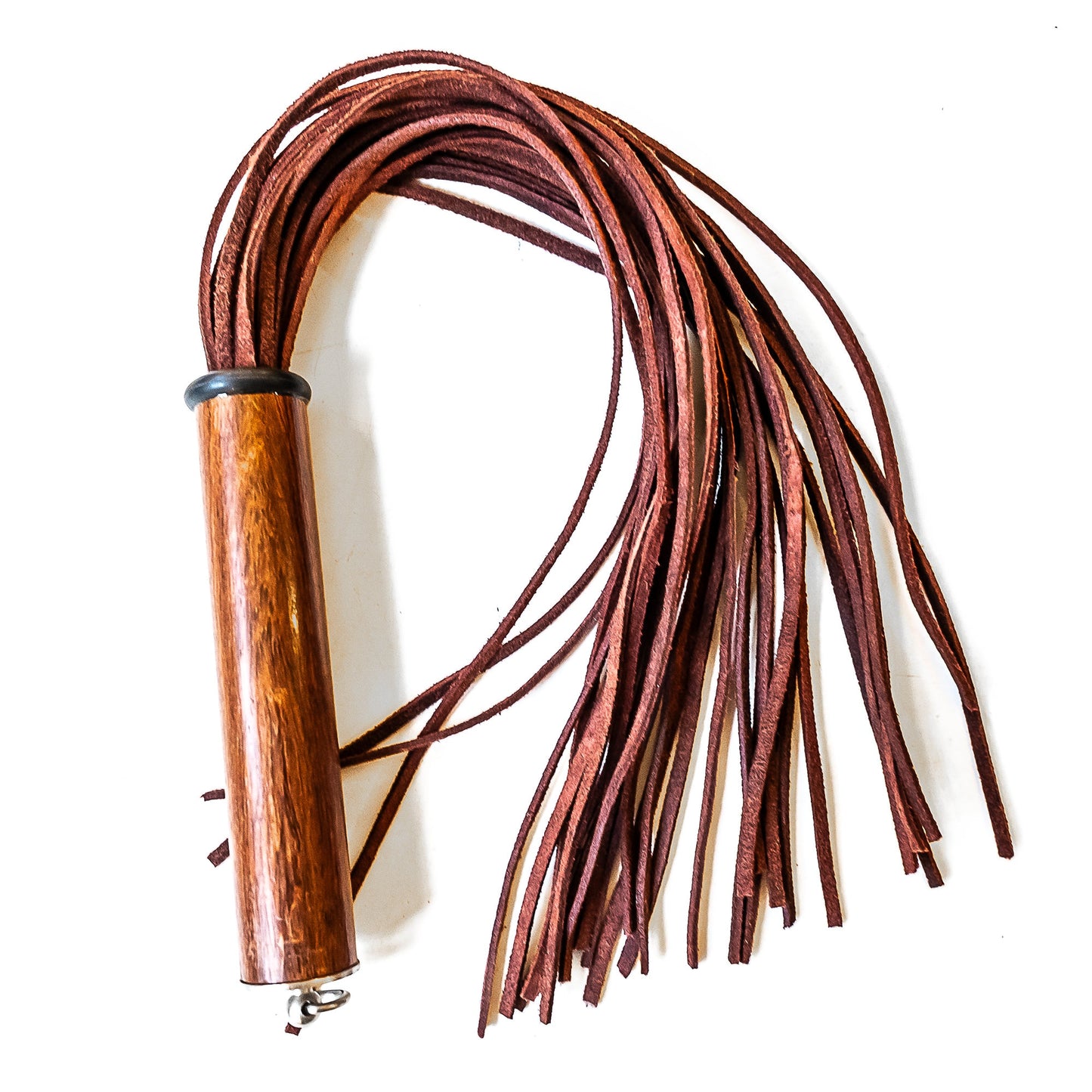 Mini/linguine/sanguigno. 43cm/17" suede flogger