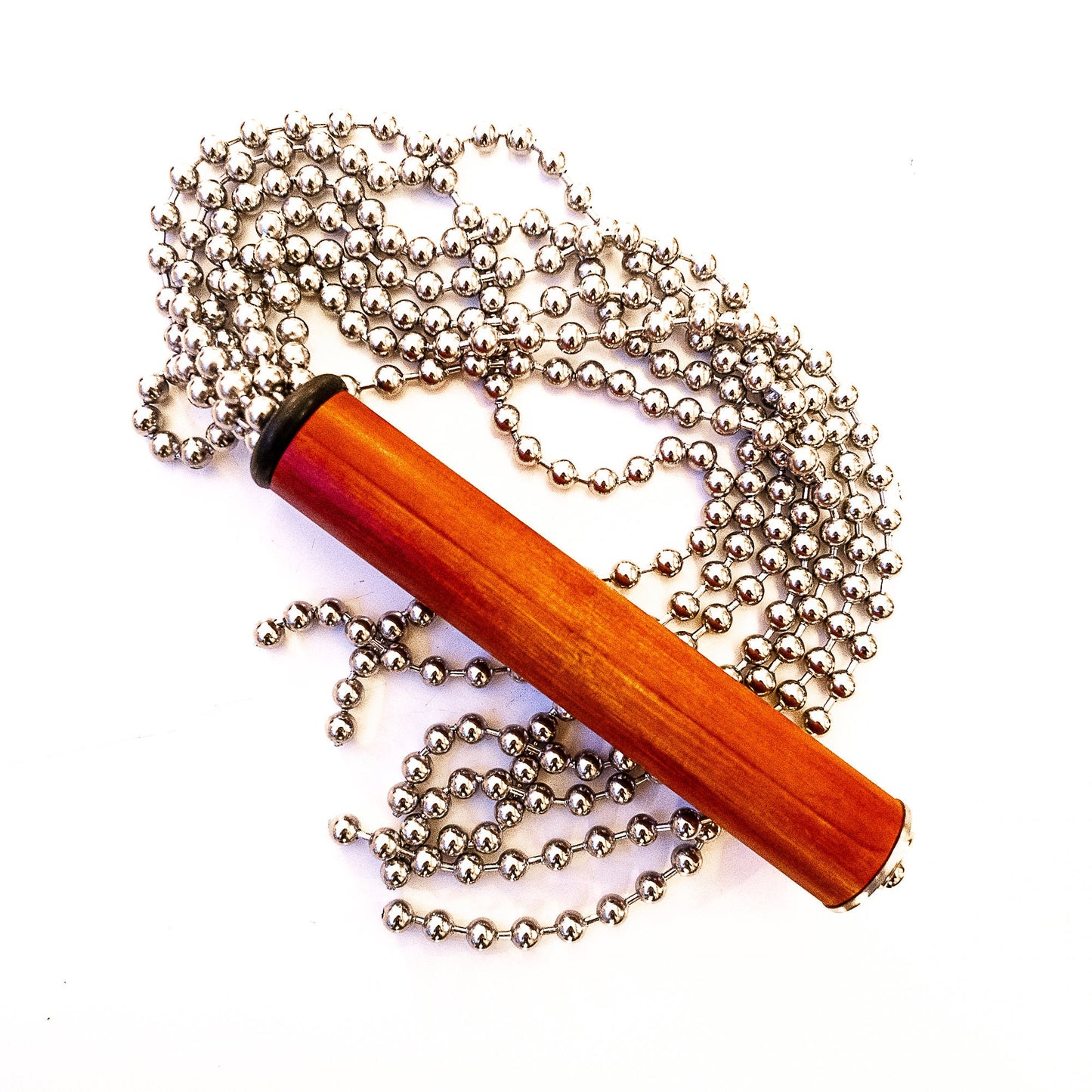 "Big Balls" chain flogger made of metal ball chains. 61cm/24", BDSM (vegan, stainless steel)