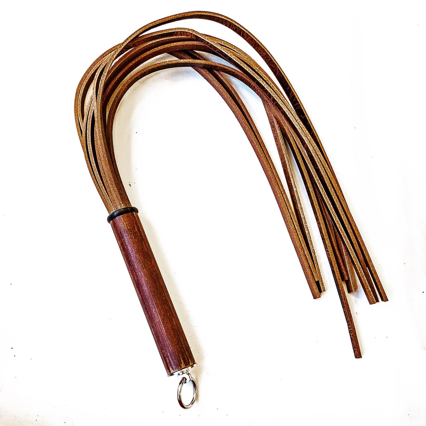 Buffalo Gals/Hard&Heavy/Brown (71cm/28") whip made of hard buffalo leather. BDSM