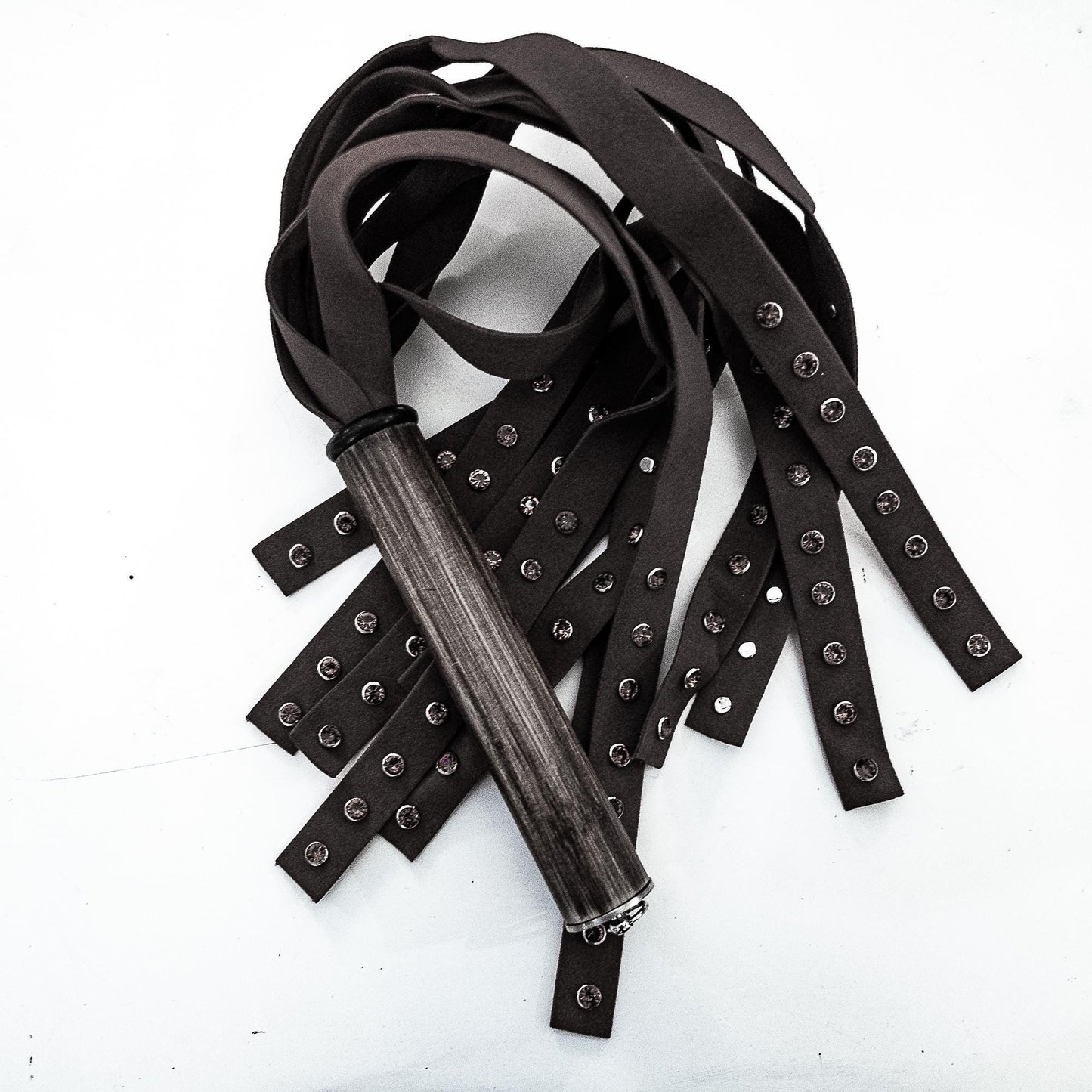 Stars on Stripes/Diamond. 61cm/24" rhinestone flogger