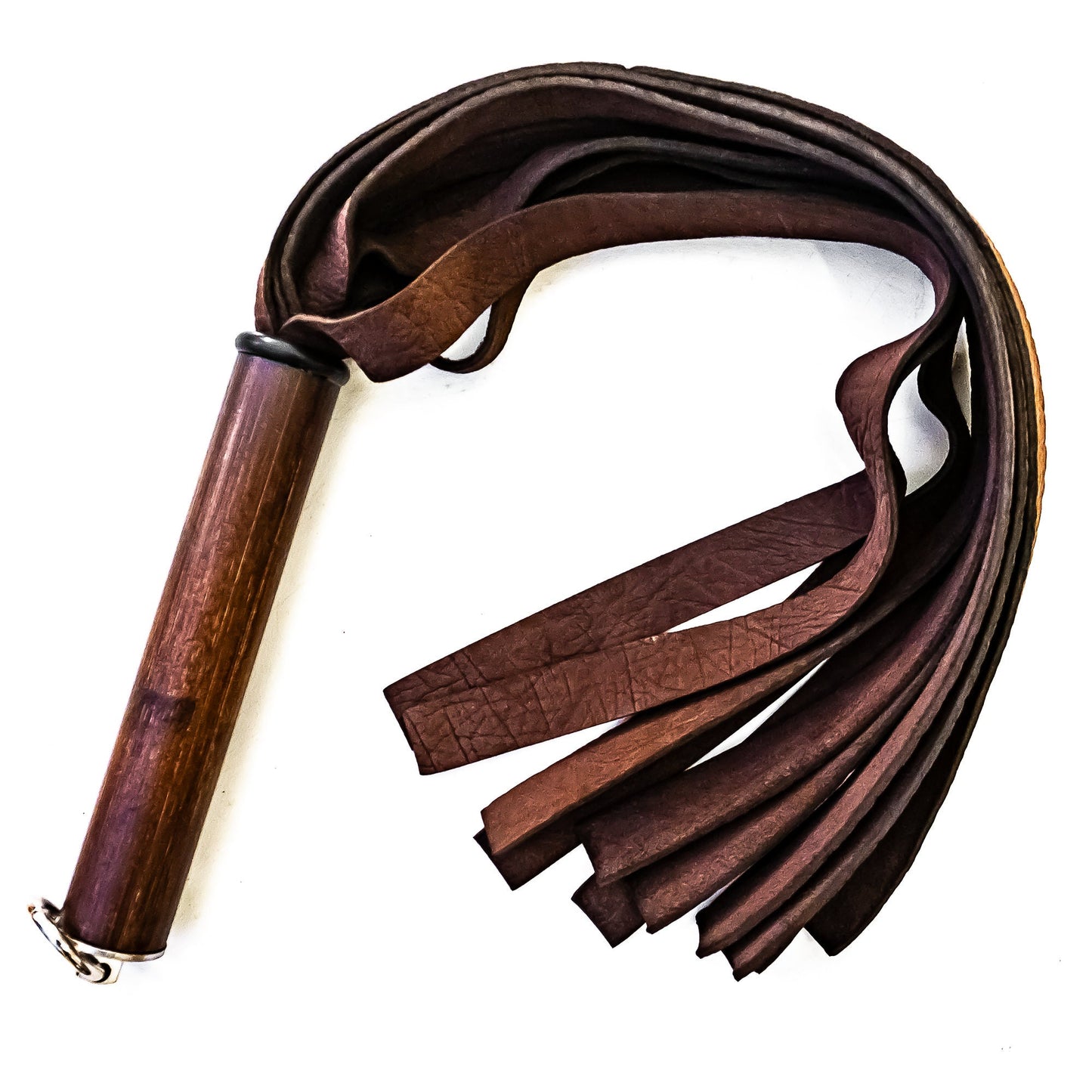 Flogger "Buffalo Gals/Soft" (61cm/24") made of lamb suede with buffalo embossing. BDSM