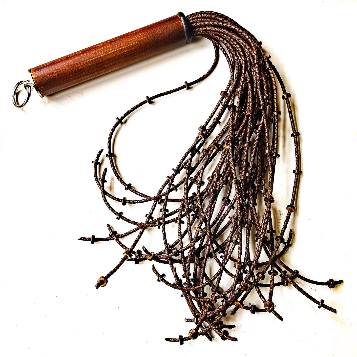Crisp/Chocolate. 53cm/21" Perlenflogger