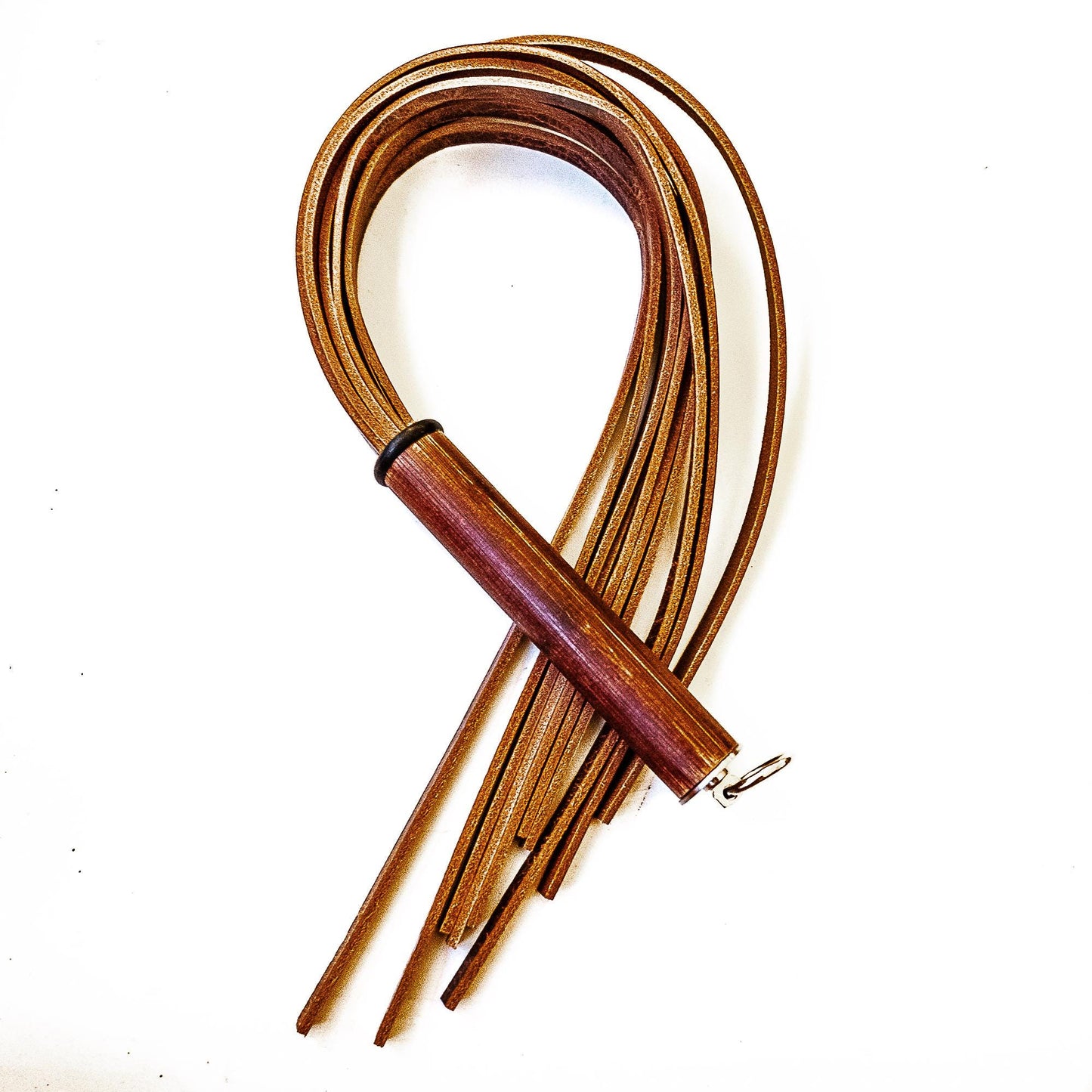 Buffalo Gals/Hard&Heavy/Brown (71cm/28") whip made of hard buffalo leather. BDSM