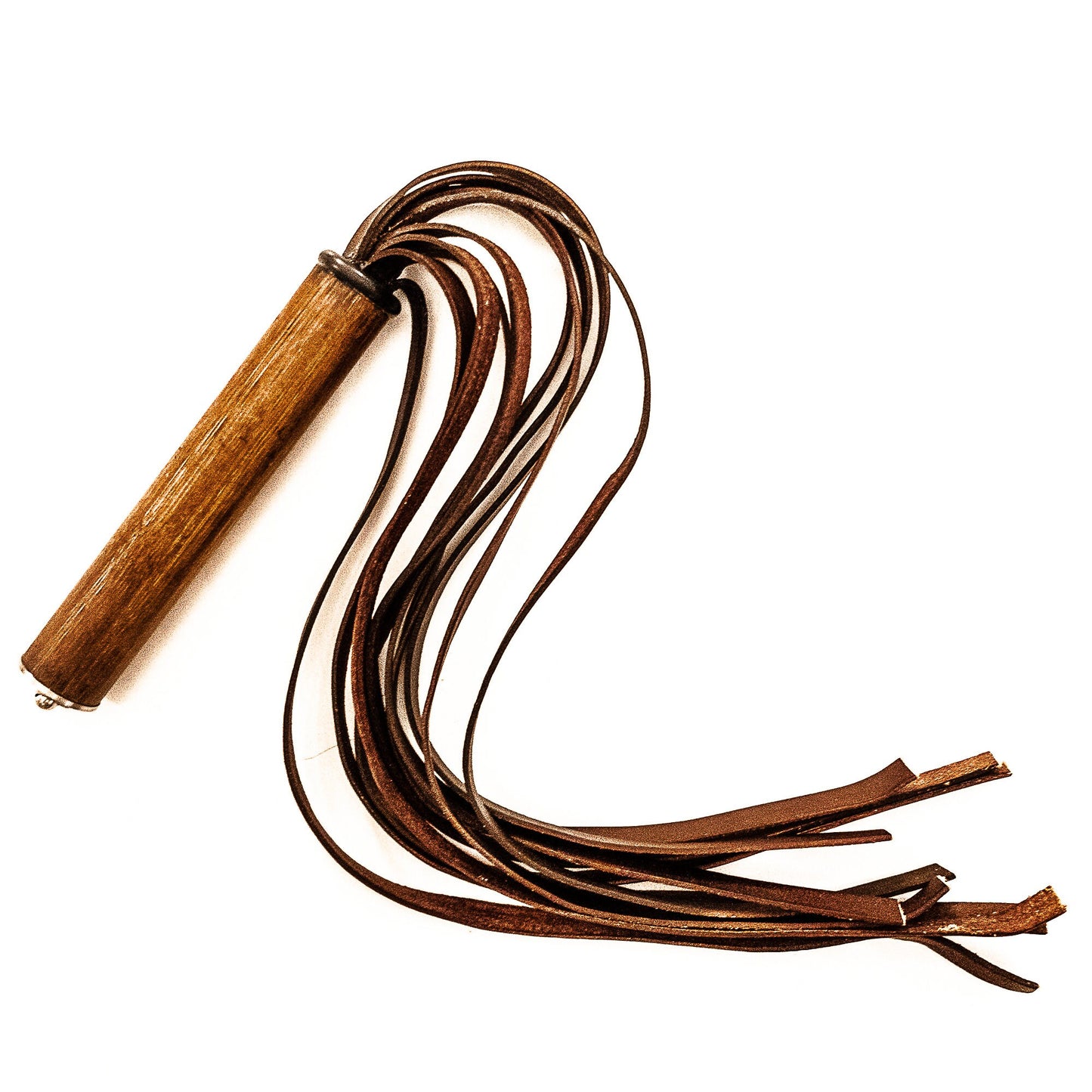 Vero Cuoio/Espresso. 61cm/24" leather flogger