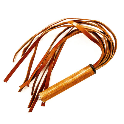 Vero Cuoio/Caramello. 61cm/24" leather flogger