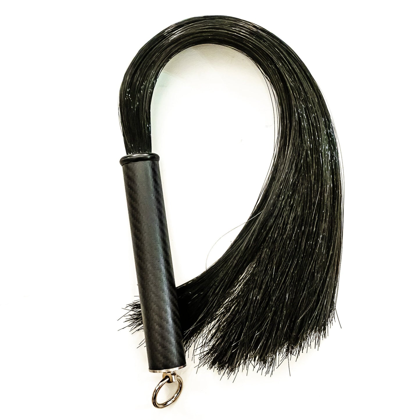 Flogger "Carbon" made of carbon monofilament (61cm/24"). BDSM vegan