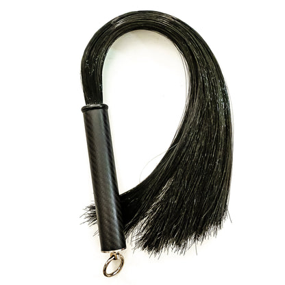 Flogger "Carbon" made of carbon monofilament (61cm/24"). BDSM vegan