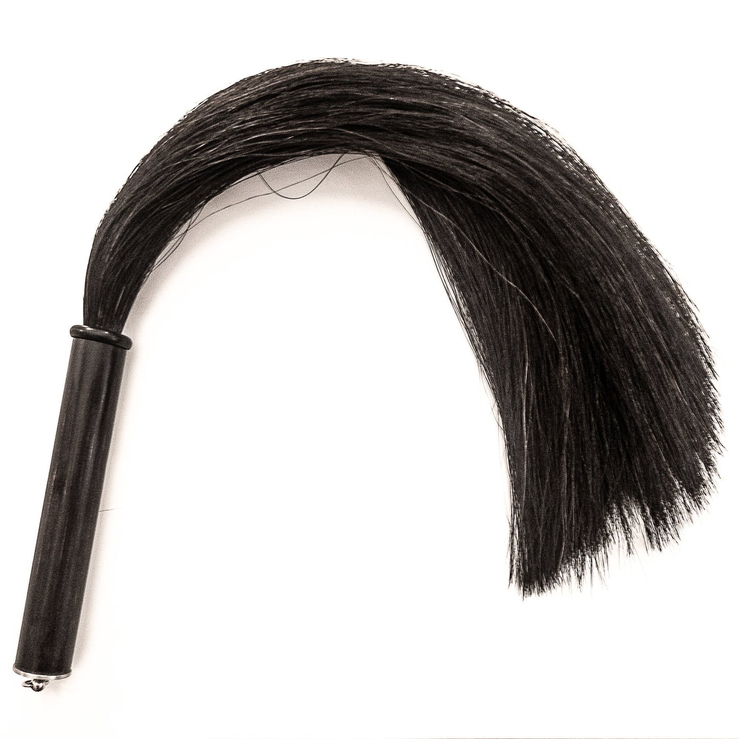 Pretty Little Horses/Black. 81cm/32" horsehair whip