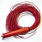 Spaghetti/Pomodoro. 61cm/24" leather flogger