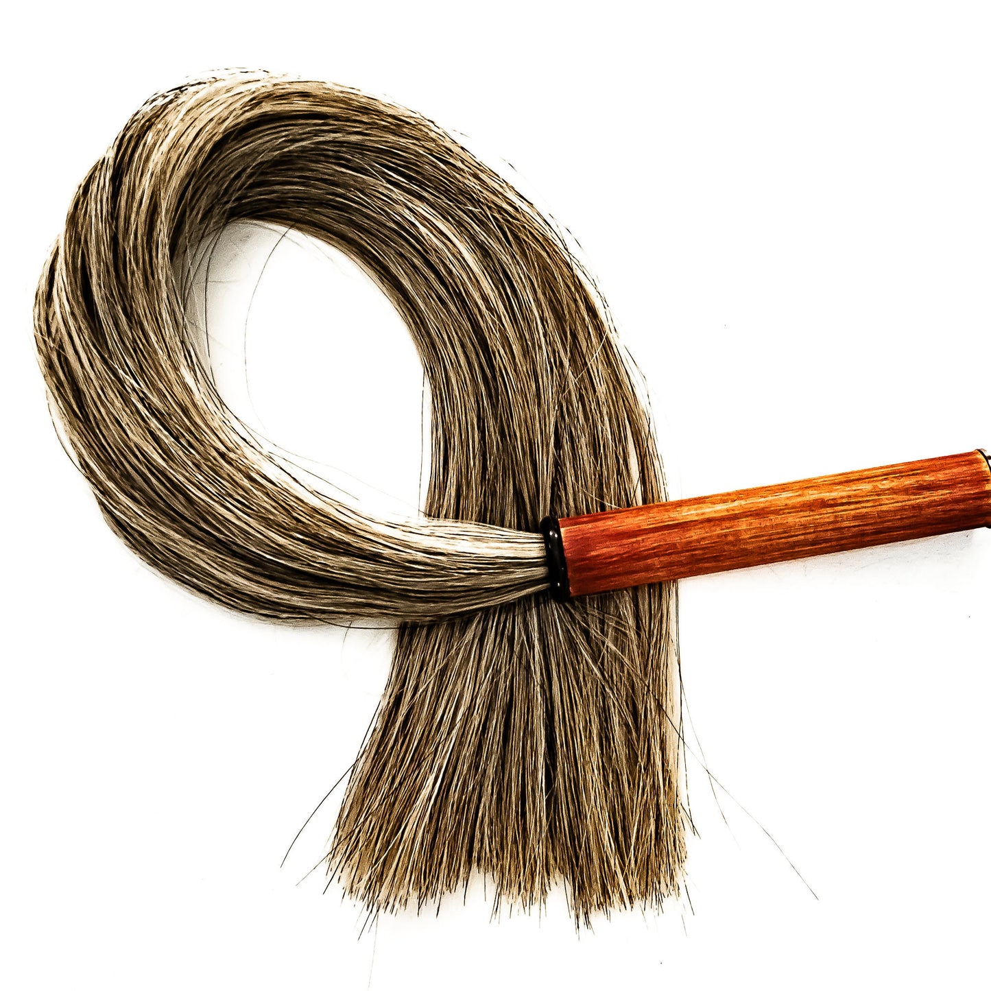 Pretty Little Horses/Silver. 81cm/32" horsehair whip