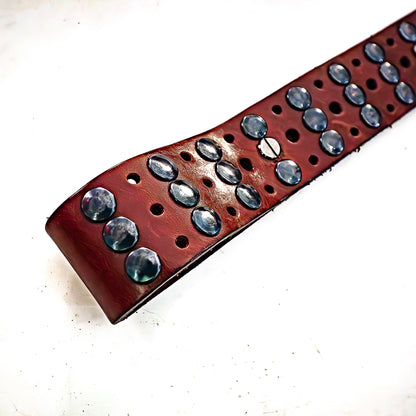 My old belt (#5). Loop whip made from an old studded belt 56cm/22"