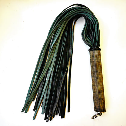 No.1 / Tannengrün. 61cm/24" Lederflogger