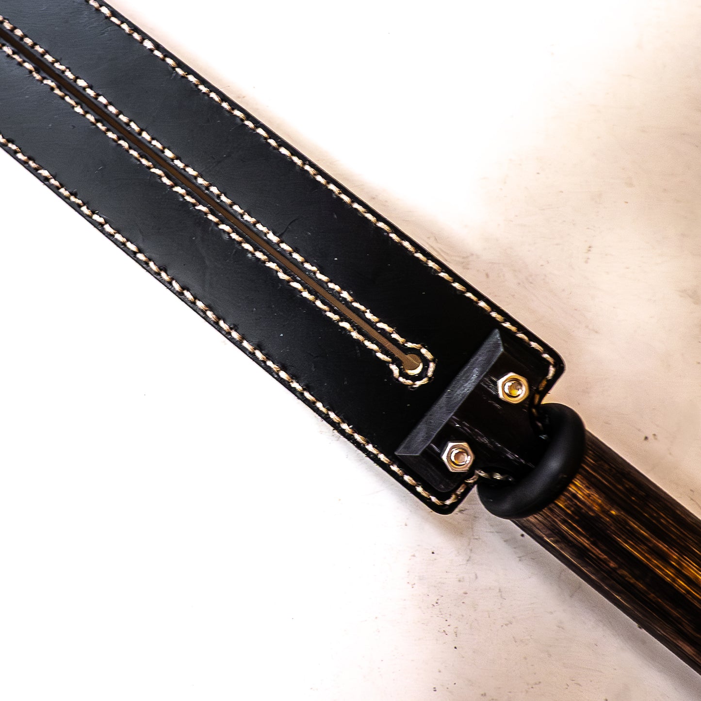 Tawse/Snake. 51cm/20", double-tongued paddle made of layered leather