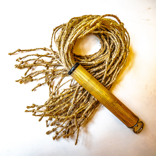 Mea Culpa. 61cm/24" Jute Knot Flogger