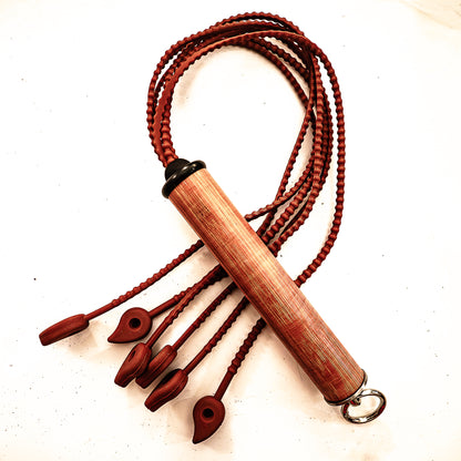 Silicone whip "Mamba/Red". 61cm/24" BDSM (vegan)