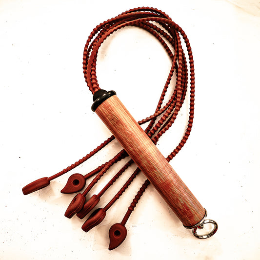 Silicone whip "Mamba/Red". 61cm/24" BDSM (vegan)