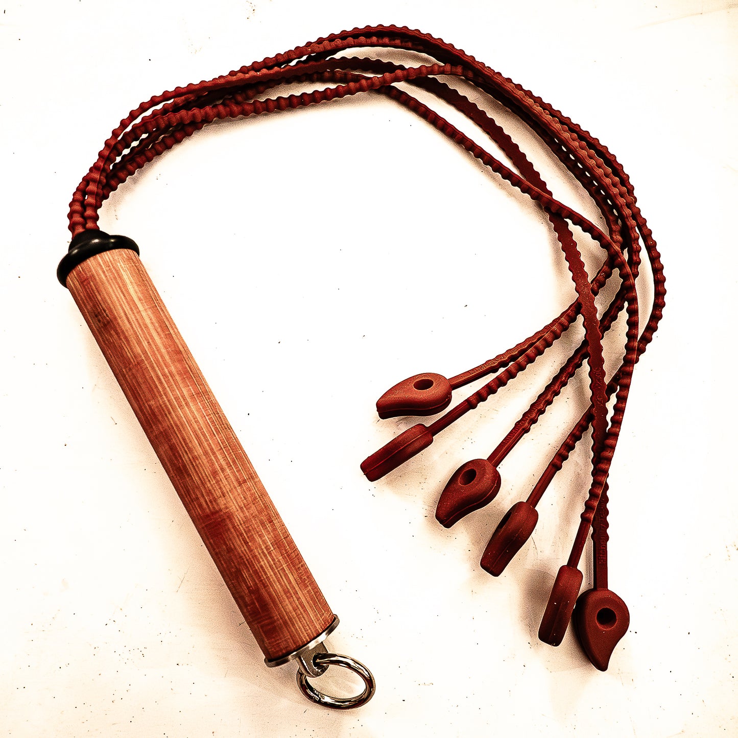 Silicone whip "Mamba/Red". 61cm/24" BDSM (vegan)