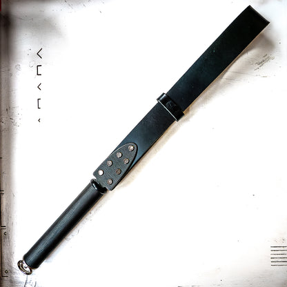 Dad's Belt (#1). Loop whip made from a real belt 56cm/22"