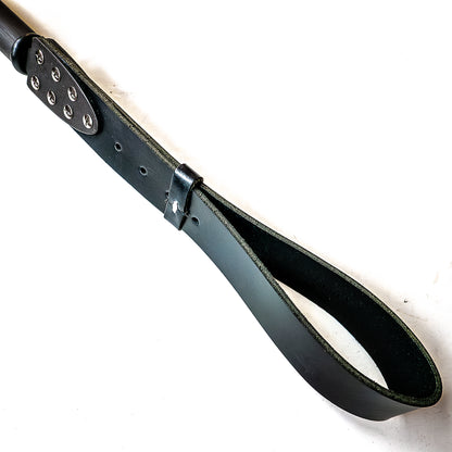 Dad's Belt (#1). Loop whip made from a real belt 56cm/22"