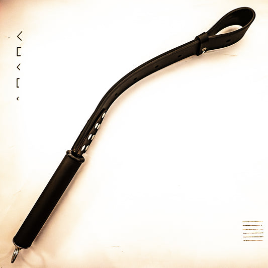 Dad's Belt (#1). Loop whip made from a real belt 56cm/22"