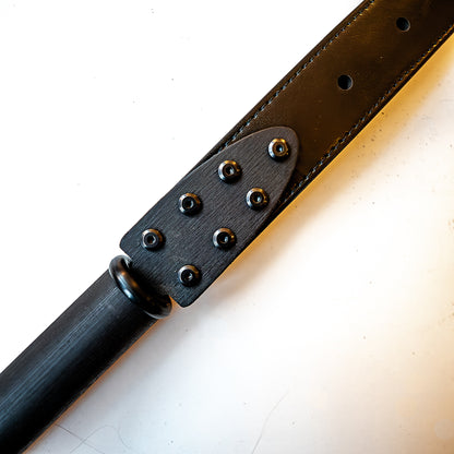 Dad's Belt (#1). Loop whip made from a real belt 56cm/22"