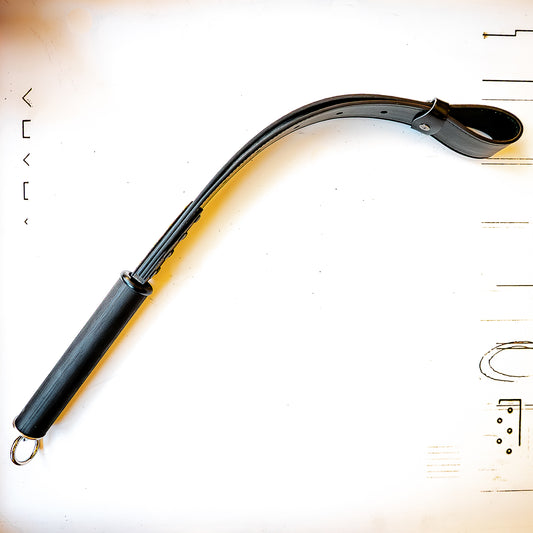 Dad's Belt (#1). Loop whip made from a real belt 56cm/22"