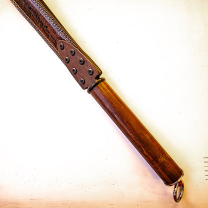 Dad's Belt (#1). Loop whip made from a real belt 56cm/22"