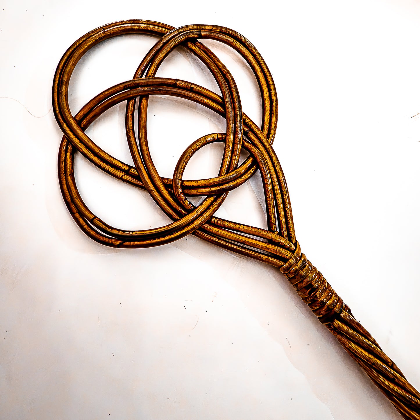 Domestic violence / Mahogany. 76cm/30" carpet beater.