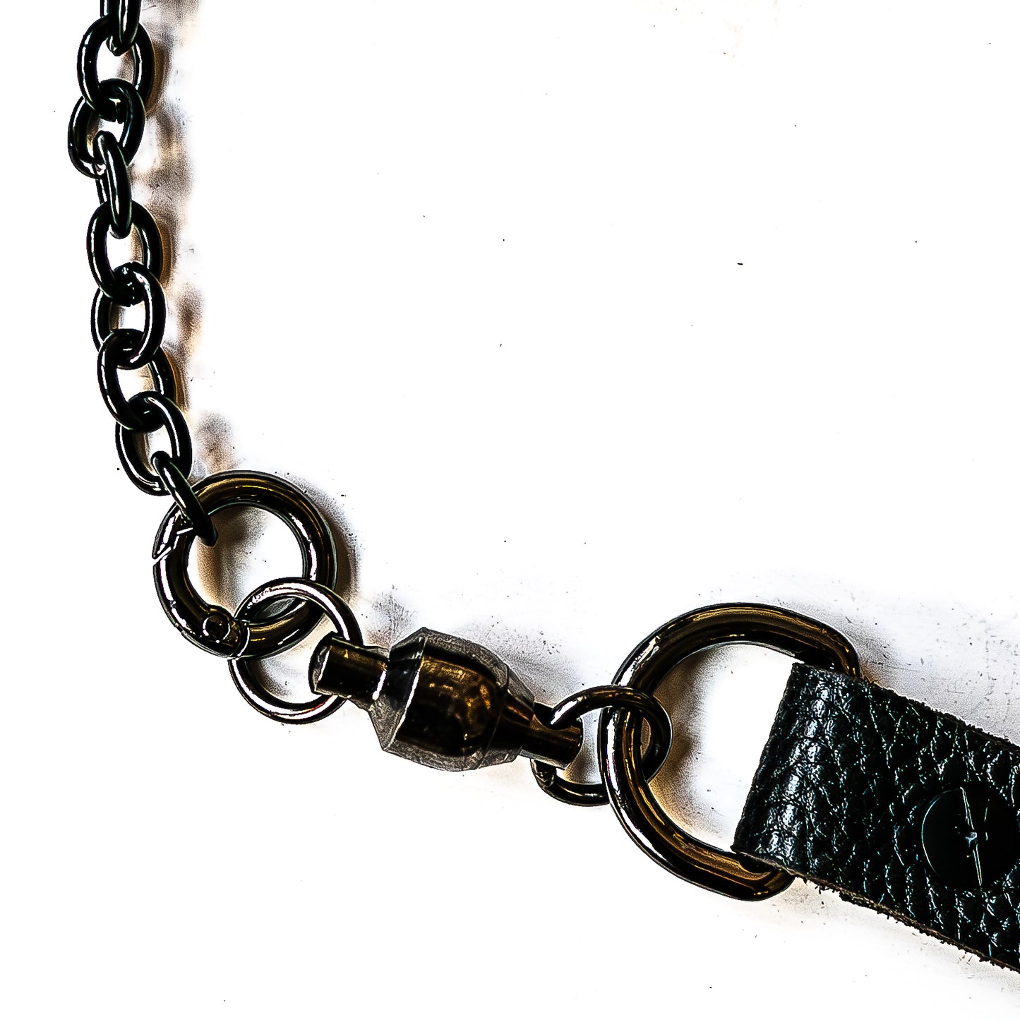 Poi/Stacheldraht. Fingerflogger (Paar mit Stacheldraht-Imitat aus Leder)