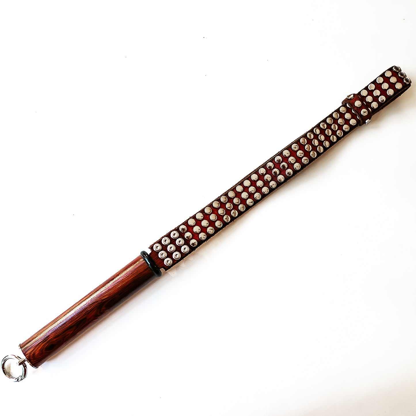 Mini / alter Gürtel (#2). Schlaufenpeitsche aus einem alten Nietengürtel 43cm/17"