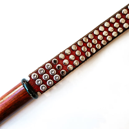 Mini / alter Gürtel (#2). Schlaufenpeitsche aus einem alten Nietengürtel 43cm/17"