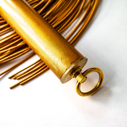 Spaghetti/Pomodoro. 61cm/24" leather flogger