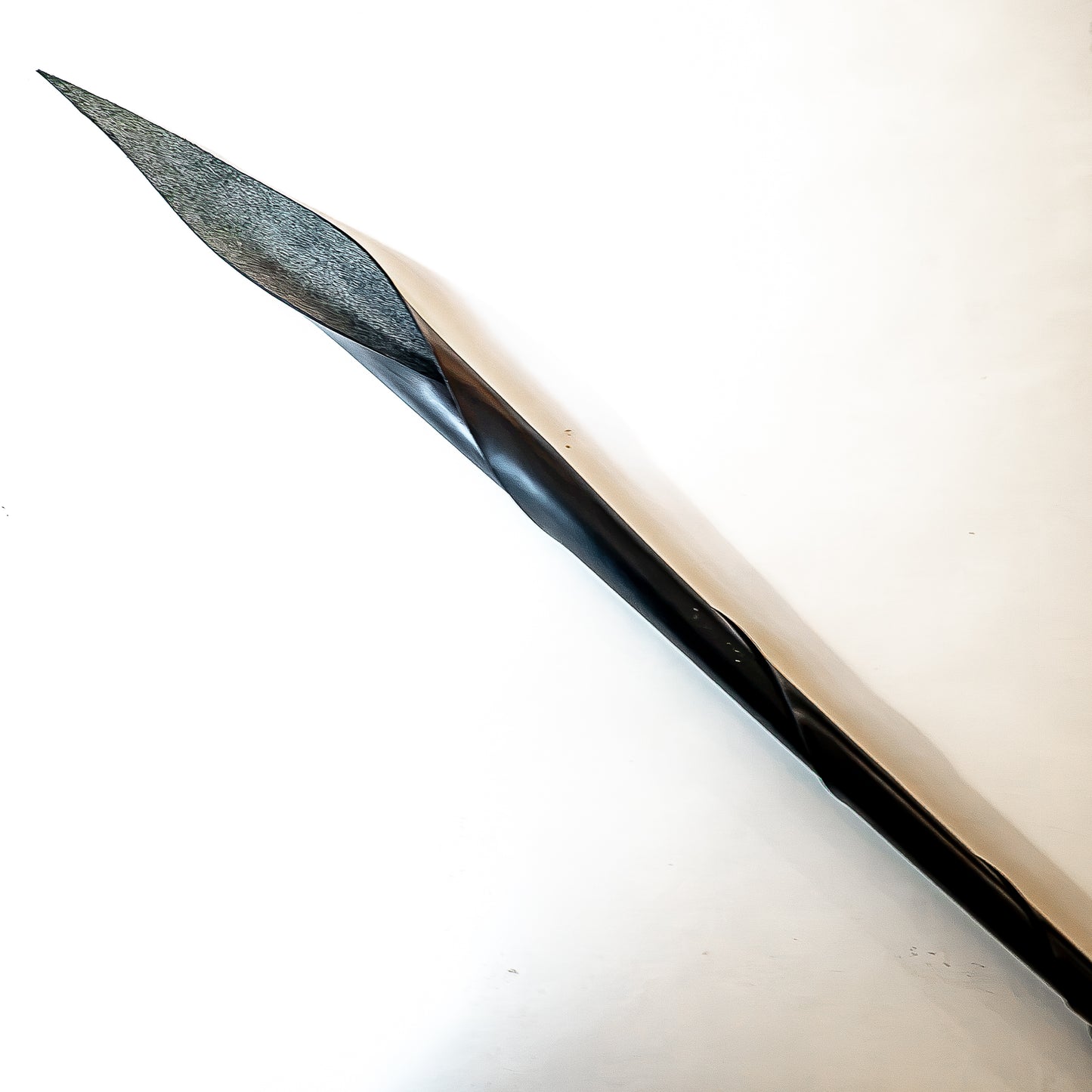 Dragon's Tongue. 89cm/35" rolled leather spanking tool