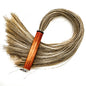 Pretty Little Horses/Silver. 81cm/32" horsehair whip